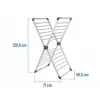 Electric clothes dryer NOVEEN ECD40 – compact freestanding indoor drying rack, foldable, IP22, max load 10 kg, white