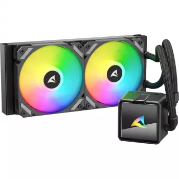 CPU Water Cooler Sharkoon S50 ARGB, black
