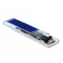 SSD enclosure DeLOCK 42620 External Enclosure for M.2 NVME PCIe SSD with USB Type-C female transparent