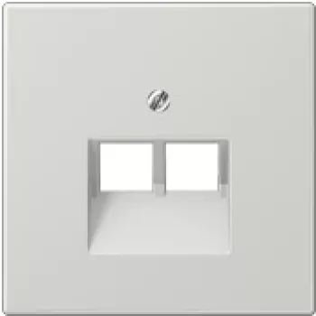 JUNG LS 969-2 UA LG - Grey - Thermoplast - conventional - JUNG - UAE 2 x 8 UPO - UAE 8-8 UPO - UAE 8-8 UPOK6E - UAE 8-8 UPOK6 - MK-POF-2UAE - RJ-45