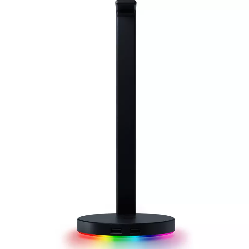 Razer Base Station V2 Chroma, Black, 2 x USB 3.1 ports, 1 x 3.5mm combo port with built-in DAC, 7.1 surround sound, Razer Chroma™ RGB, Aluminum construction, Anti-slip base