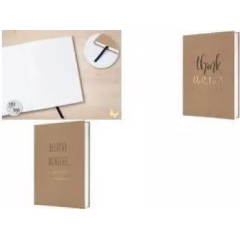Hardcover Notebook Sigel JOLIE A5 lined 192 pages Brown/Black/Gold (JN801)
