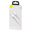 USB-C to Lightning Baseus High Density Braided Cable, 20W, PD, 2m (white)