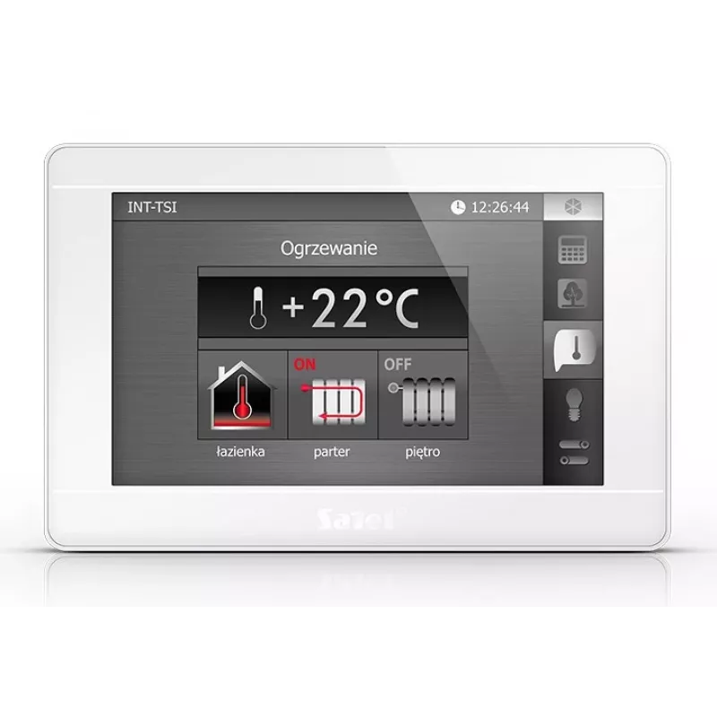 SATEL KEYPAD INT-TSI-W GRAPHIC 7 INCHES (WHITE)