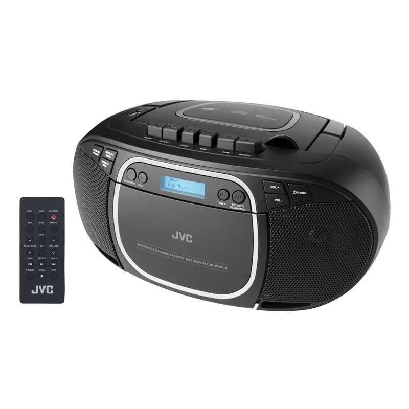 JVC RC-E561B-DAB CD player Black Portable CD player