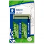 Eraser Staedtler 526 80BK2 green, pack of 2, latex- and phthalate-free