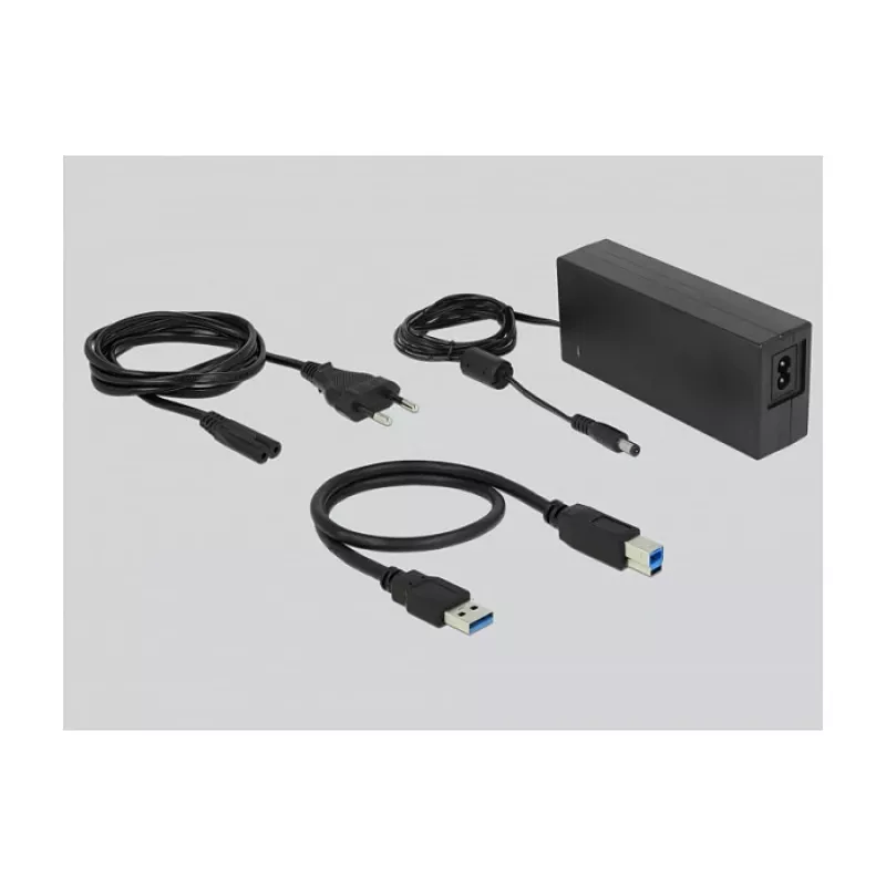 Delock USB 3.0 Dockingstation für 4 x SATA HDD / SSD mit Klon Funktion (64063)