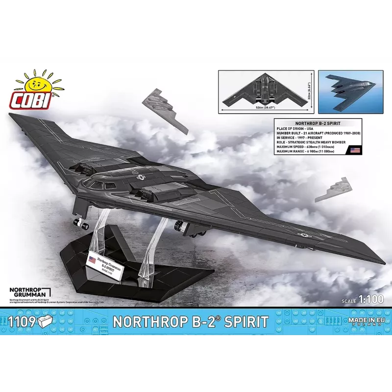 Building Set Cobi Northrop Grumman B-2 SPIRIT model kit, brand Cobi, MPN 5916
