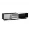 Cama TV cabinet SIGMA1 180 white/black gloss