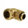 Barrow Multi-Link Adapter 90° G1/4 inch male to 14mm hardtube, rotatable, gold (TWT90KND-K14 go)