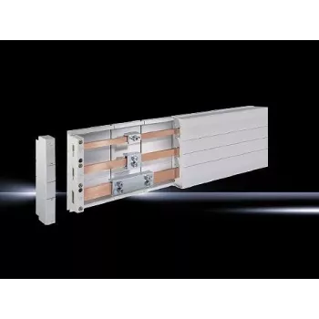 Busbar supports for flat copper busbars Rittal SV 9340.004, RAL 7035