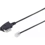 Telephone cable ShiverPeaks 70143 with TAE N-plug for landline connections
