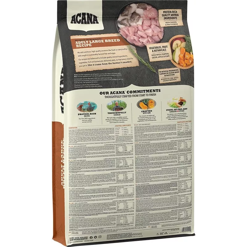ACANA Adult Large Breed - dry dog food - 11,4kg