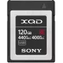 Sony QD-G120F 120 GB Hi- Speed XQD Memory Card, 120 GB, XQD, 440 MB/s, 400 MB/s, Water resistant, Temperature proof, Black