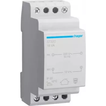 Hager safety transformer 12 V 1.5 A ST320 (ST320)