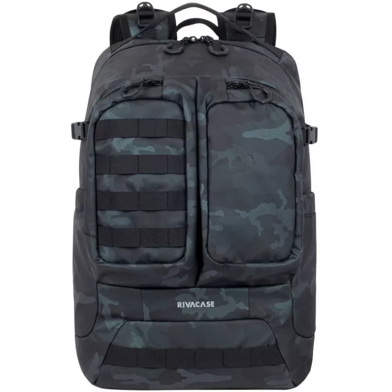 Rivacase Sherwood backpack backpack Camouflage, Navy Polyester, Polyurethane