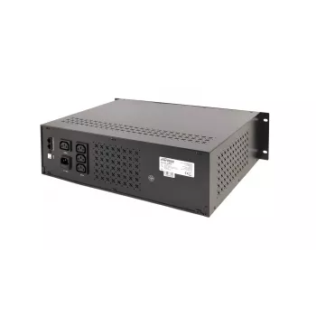 Gembird - Ups rack 19'' 3.4u 1500va, 4xiec 230v out, iec14 in,rj11, usb, lcd Line-Interactive 1.5 kVA 900 W 4 AC outlet(s)