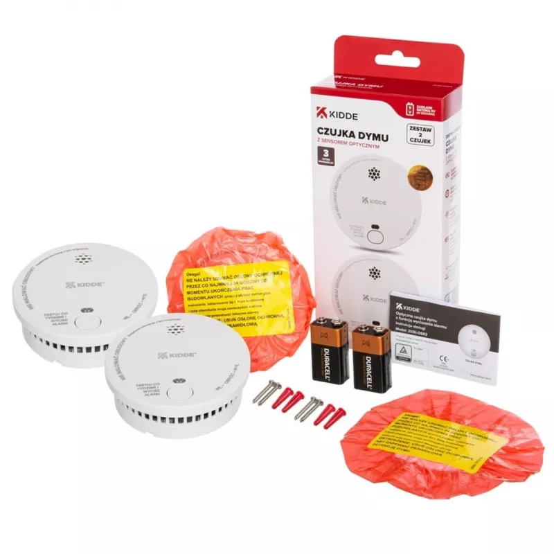 Two Smoke Detector Set 2030-DSR3 KIDDE