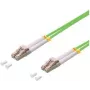 LogiLink - Patch-Cable - LC/UPC Multi-Mode (M) to LC/UPC Multi-Mode (M) - 0.5 m - Fibre Optic - Duplex - 50/125 micrometre - OM5 - Light Green