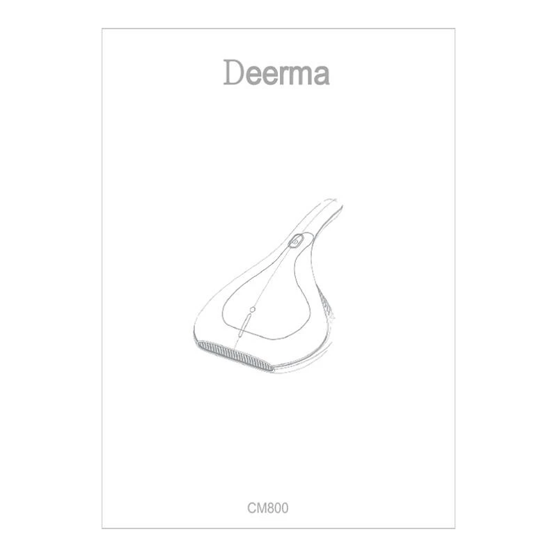 Handheld vacuum Deerma CM800 — 450 W, 13,000 Pa suction, HEPA filter, bagless, white