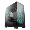 PC case DeepCool CG580 4F Midi Tower — ATX/ITX/MicroATX, tempered glass, 3×120mm+1×120mm fans, 2×3.5 inch & 2×2.5 inch, USB-A×2 USB-C×1, black