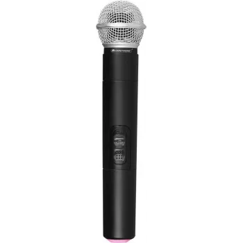 Handheld wireless microphone Omnitronic UHF-E Series 523.1 MHz, handheld transmitter