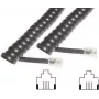 Telephone Cable e+p T 15 2m Black