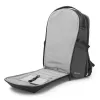 Backpack XDDESIGN Bizz Grey P705.932 — water resistant, lightweight city backpack