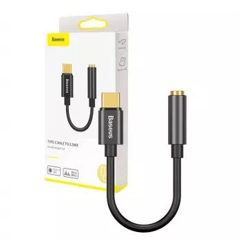 Cable Gender Changer Baseus CATL54-01 Type-C to 3.5mm Black