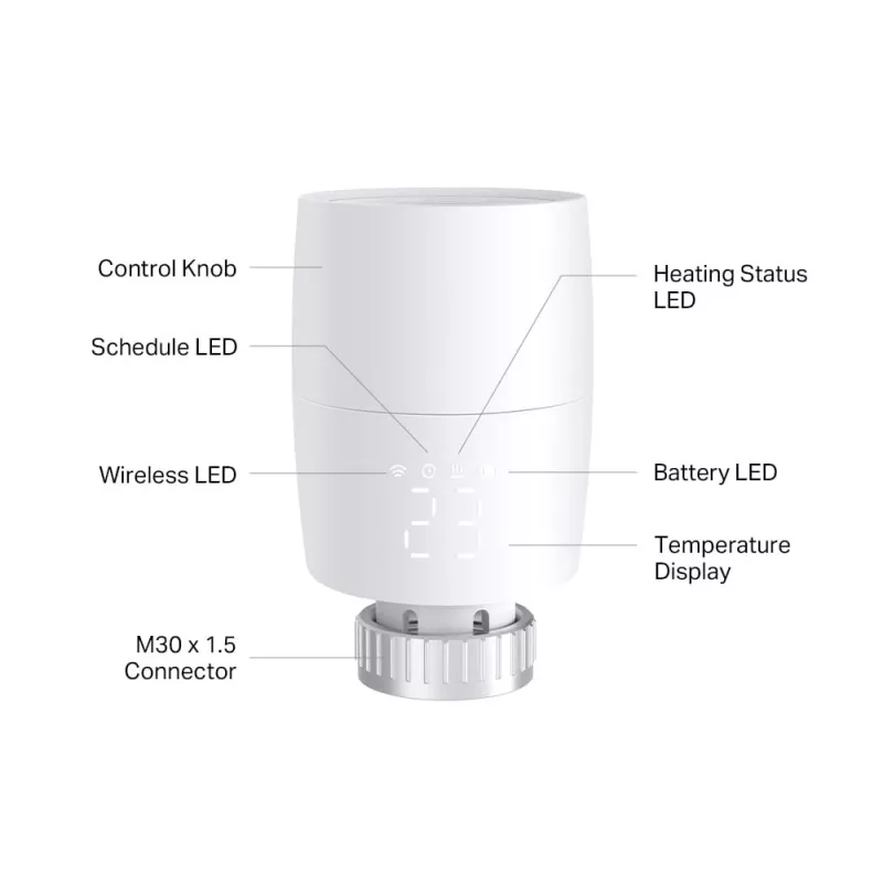 TP-Link Kasa KE100 Smart Thermostatic Radiator Valve