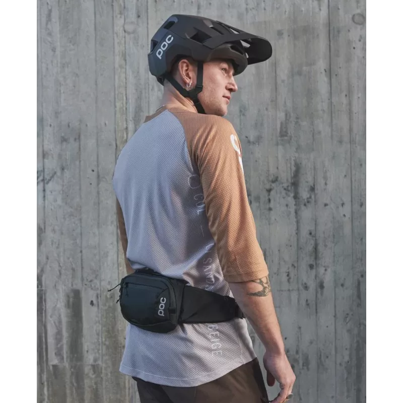 Waist bag POC Lamina Hip Pack, 2 L, Black (Uranium Black), unisex