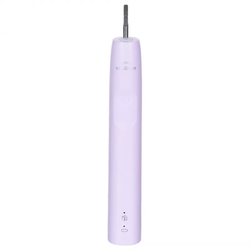 Sonic electric toothbrush Philips 3100 series HX3671/11 with pressure sensor, built-in Li‑Ion battery, 1 brush head, white/rose