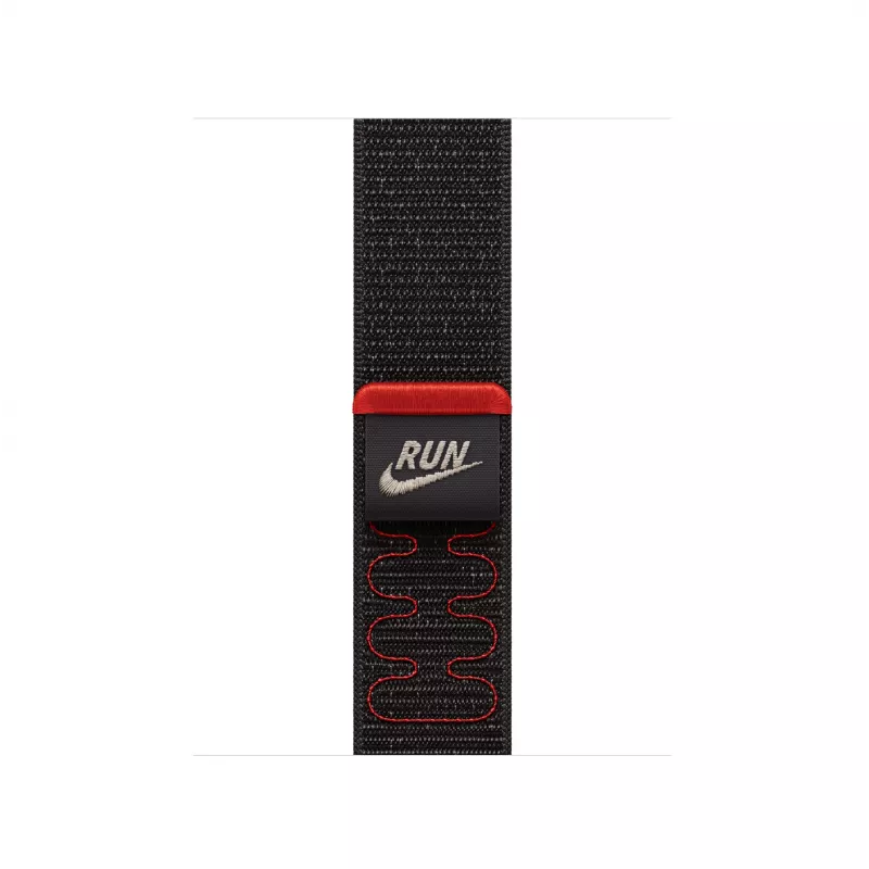 Apple Nike Sport Loop Band Black Nylon, Recycled polyester, Spandex