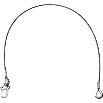 Safety rope EUROLITE UNV-35FBS 6x1000mm up to 35kg black