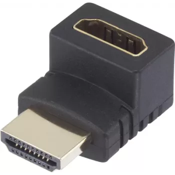 SpeaKa Professional HDMI Adapter [1x HDMI-Plug - 1x HDMI-Socket] 270° Upward angled Gold-Plated Plug Contacts SpeaKa Professional (SP-7870128)