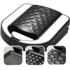 Toaster Sandwich Maker Maestro MR-709 3in1 750W — sandwich press, grill & waffle plates, white
