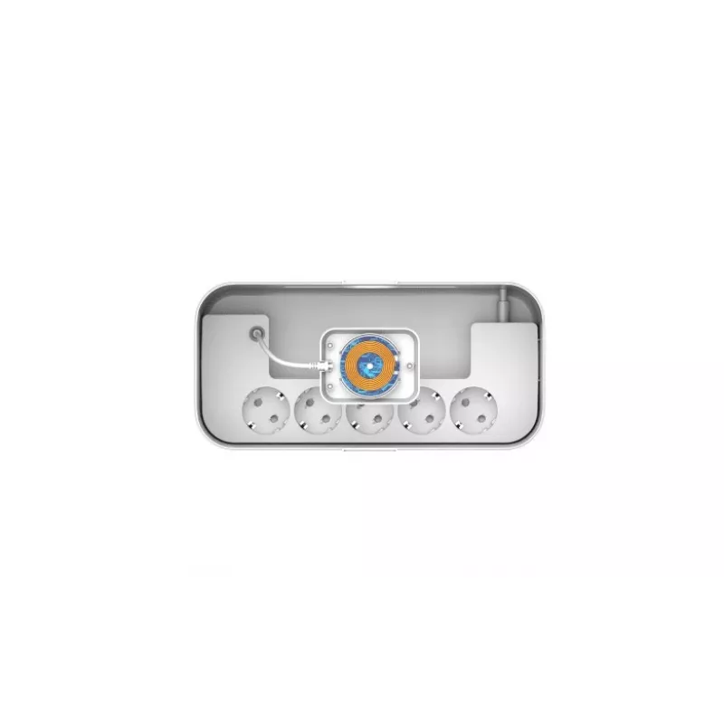 Power extension Energizer EPB2500W03EU — 2 m cable, 5 AC outlets, 2500 W, indoor, white