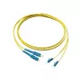 GoodConnections Patch Cable LWL Duplex OS2 (Singlemode, 9/125) LC/SC, LSZH, reversible polarity, 2m,