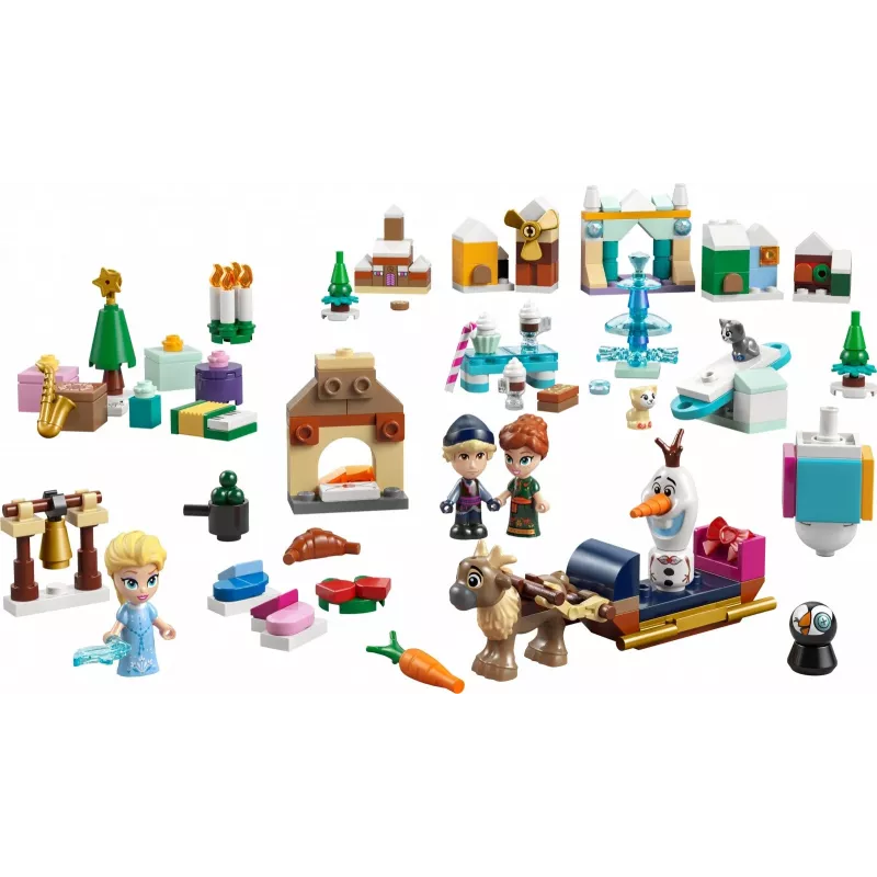 Construction toy LEGO Disney Frozen Advent Calendar 2025 set 43273 — 231 pieces, 4 minifigures, age 5+
