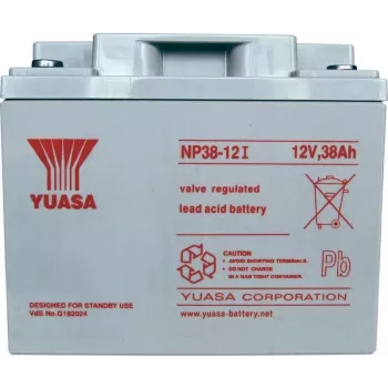 Yuasa NP38-12 - 38000 mAh - Sealed Lead Acid (VRLA) - 12V - 14,2 kg - 165 x 197 x 170 mm (NP38-12)