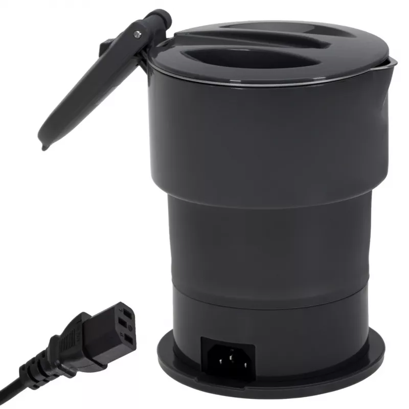 Electric kettle Adler AD 1377G, 0.6 L capacity, 600 W, grey, plastic/silicone/stainless steel