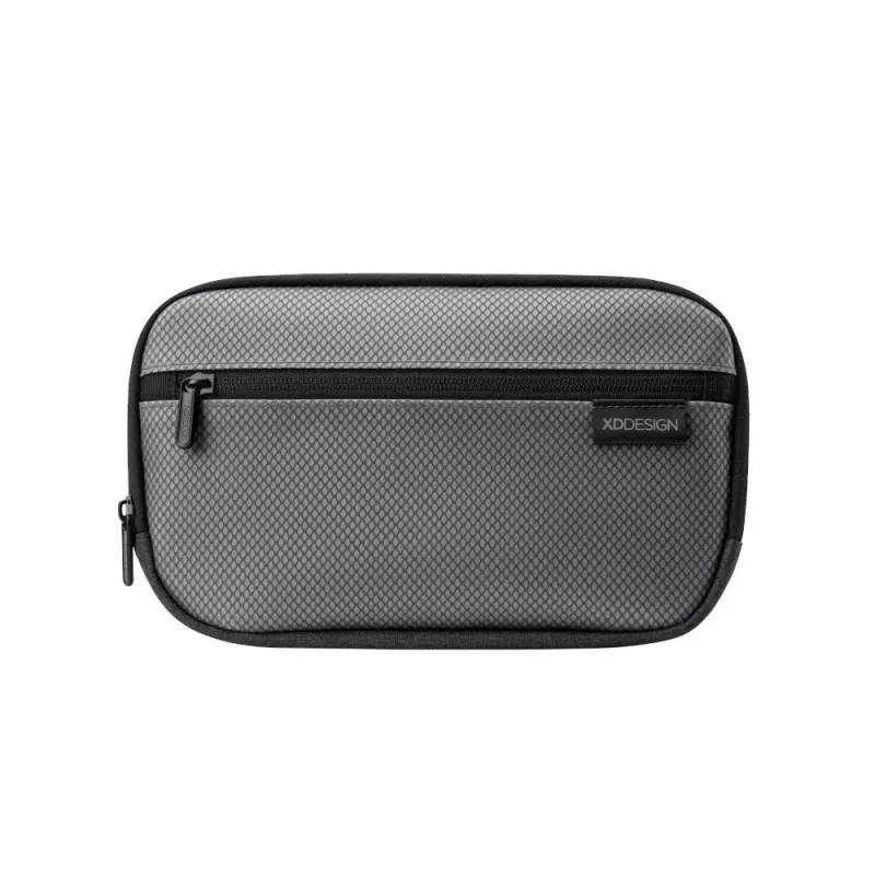 Toiletry Bag XDDESIGN First-Class All-in-One Travel Organiser P706.3401, Black, Zipper Closure, Deluxe Pouch