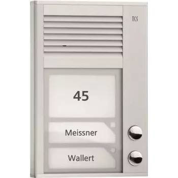 AP-Door Station PAK02-EN Audio 2 Buttons 1-r. AP Silver (PAK02-EN)