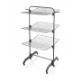 Clothes horse Leifheit Seaford Black — drying space 42 m, W760×D700×H1450 mm, foldable with wheels