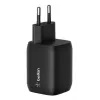 USB-C Dual Charger Belkin ENA007KQBK 65W — Dual USB-C PD Charging for Laptops and Mobile Devices