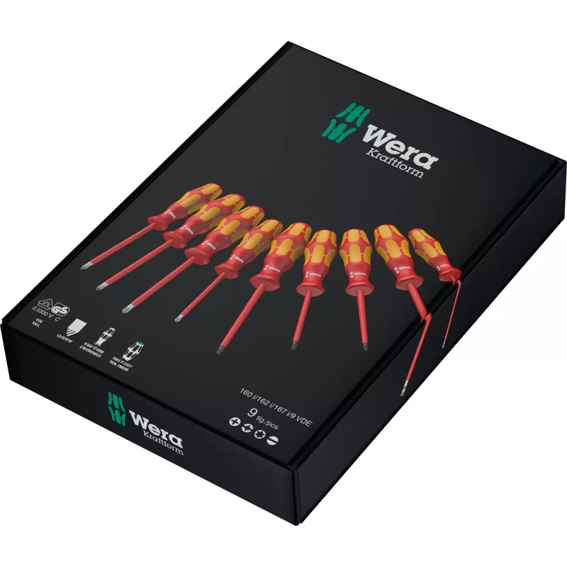Precision screwdriver set Wera 160 i/162 i/167 i/9