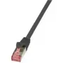 Logilink PrimeLine - Patch-Cable - RJ-45 (M) - RJ-45 (M) - 7.5 m - SFTP, PiMF - CAT 6 - gepresst, glatt, Halogen-Free - Black (CQ2083S)