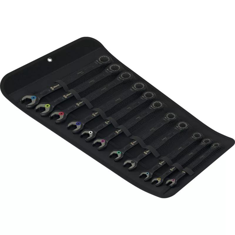 Wera 6000 Joker Black Edition Ratcheting Combination Wrench Set, 11 pcs