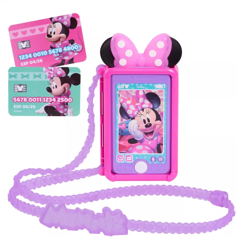 Disney Junior Minnie Mouse Chat With Me Cell Phone Set, role play