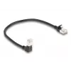 Network Cable DeLOCK RJ45 Cat.6A 0.25m Black